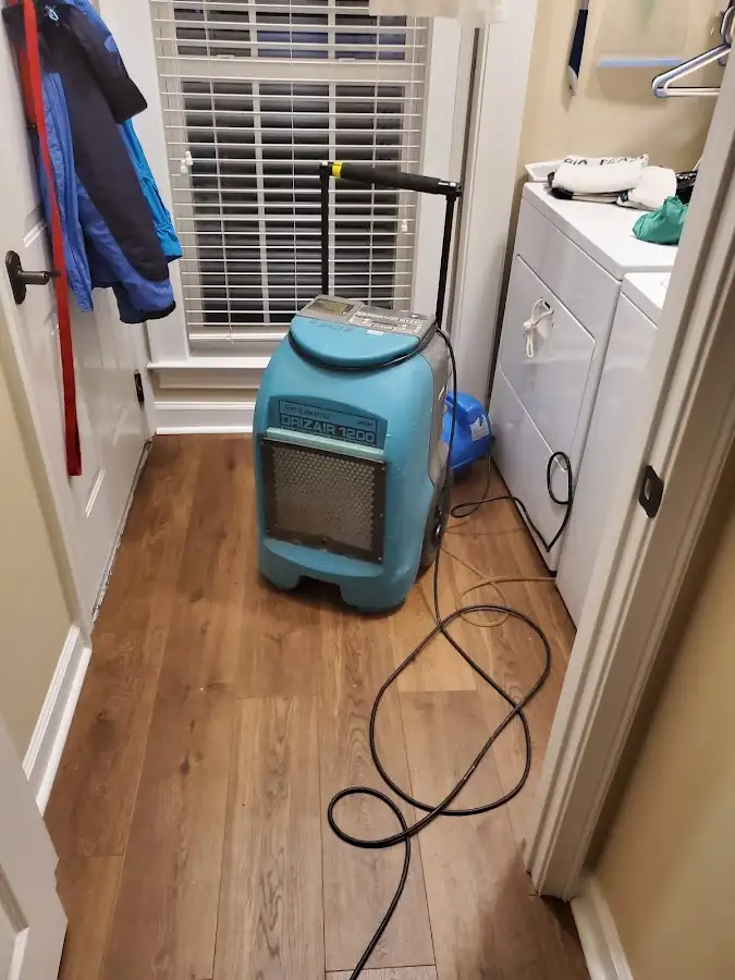 Commercial dehumidifier deployed for Crawl Space Restoration in Takoma Park